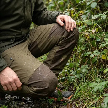 Pantalon Percussion Imperlight imperméable kaki | Ducatillon
