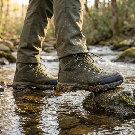 Chaussures Apache Gore tex en PU et MESH kaki