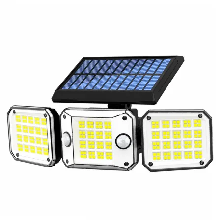 Projecteur Solaire Triptyque avec Détecteur de Mouvement et Télécommande
