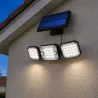 Projecteur Solaire Triptyque avec Détecteur de Mouvement et Télécommande