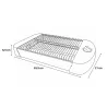 Grille-Pain Horizontal Style - Grill Plat Anti-Brûlure