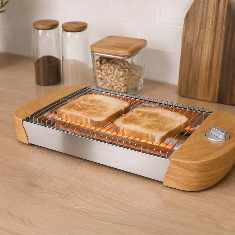 Grille-Pain Horizontal Style - Grill Plat Anti-Brûlure