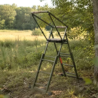 Chaise d'affût en aluminium extensible - Confort et légèreté pour la chasse
