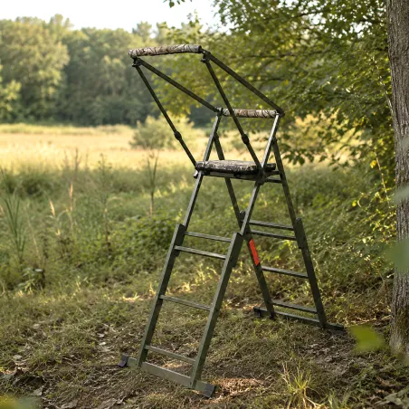Chaise d'affût en aluminium extensible - Confort et légèreté pour la chasse