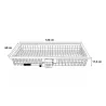 Panier porte-gibier Heck-Pack galvanisé avec attache rapide 120x60x17,5cm - Homologué CEE