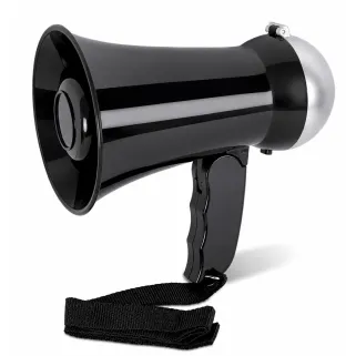 Mini Mégaphone Portable 2-en-1 avec Sirène - 105 dB