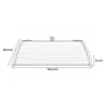 Marquise Solaire LED 124 cm - Éclairage Extérieur Autonome