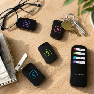 Localisateur d'Objets Intelligent avec 4 Récepteurs - Retrouvez Vos Affaires en un Clic