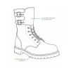 Rangers militaires cuir noir Goodyear® DCA France | Ducatillon