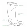 Bottes Rouchette Optimum résistantes lisier et hydrocarbures marron