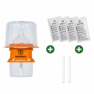 Kit 1 piège à frelons asiatiques + 4 attractifs + 2 diffuseurs coton