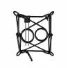 Piège en X double ressort acier zingué noir 25 × 25 cm