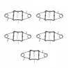 Lot de 5 pièges en X Conibear acier brut 25 x 25 cm Homologué PHE