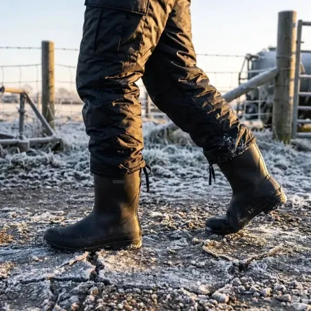 Pantalon thermo homme Brandit noir déperlant | Ducatillon