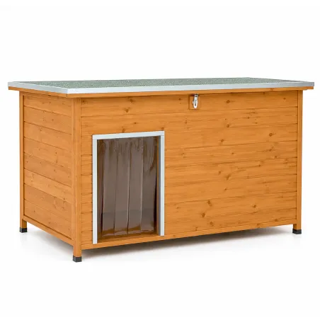 Niche en bois haute isolation 120x75x75cm - Épicéa 3 couches