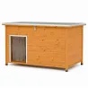 Niche en bois haute isolation 120x75x75cm - Épicéa 3 couches