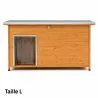 Niche en bois haute isolation 120x75x75cm - Épicéa 3 couches