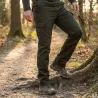 Pantalon Basic Idaho noir polycoton 6 poches | Ducatillon