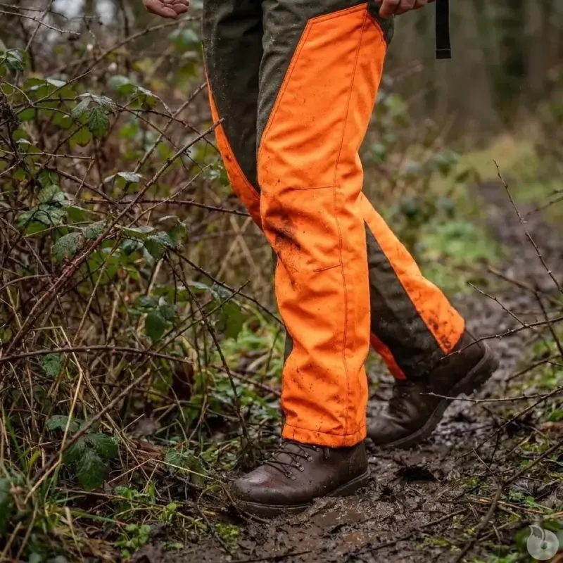 Pantalon de traque imperméable Verney Carron Attila kaki orange