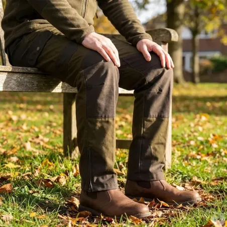 Pantalon anti-ronces Percussion Tradition kaki | Ducatillon