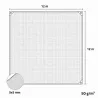 Filet de récolte 12x12m maille 5x5mm - Polyéthylène haute densité 50g/m²
