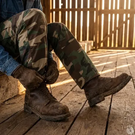 Pantalon BDU Idaho Camo Urban Woodland homme | Ducatillon