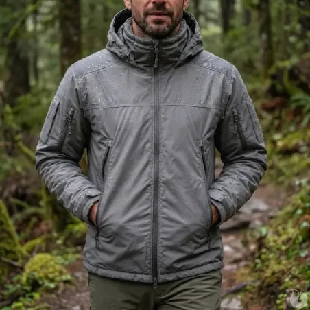 Parka Hardshell kaki XMF 200 | Imperméable, chaude et robuste