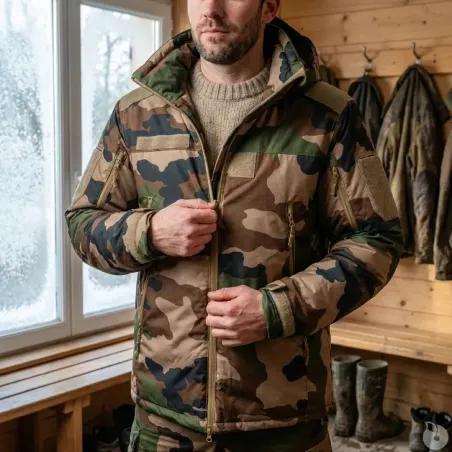 Parka Hardshell camo XMF 200 | Chaude, imperméable et robuste