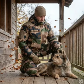 Parka Hardshell camo XMF 200 | Chaude, imperméable et robuste