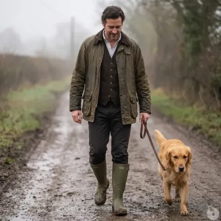 Blouson Walker and Hawkes Amersham Waist Vert