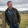 Veste Walker and Hawkes Poacher Vert Coton Ciré – style anglais
