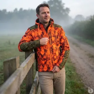 Blouson Verney Carron zip Wolf vipercam 3 couches blaze M à 3XL