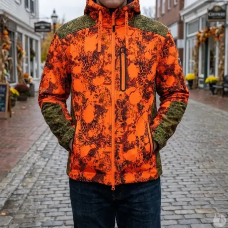 Blouson Verney Carron zip Wolf vipercam 3 couches blaze M à 3XL
