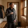 Veste matelassée sans manches fermeture zip col montant S à 3XL
