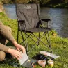 Chaise pêche pliable compacte transportable assise confortable