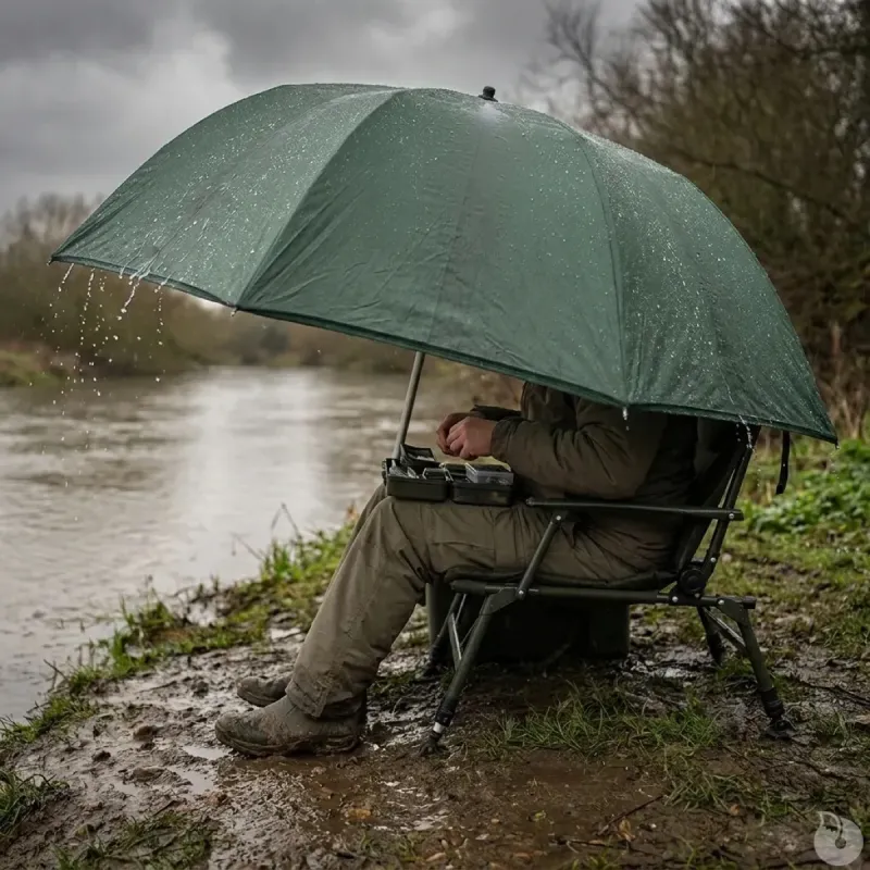 Parapluie Pêche Protection Pluie Soleil Journées Pêcheur