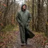 Manteau long de pluie LMA Blizzard kaki | Ducatillon