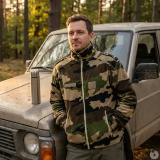 Blouson polaire commando camouflage CE Taille XL
