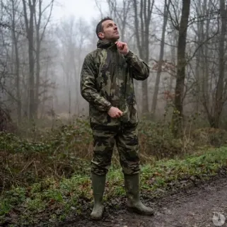 Ensemble de pluie imperméable Percussion camouflage CE