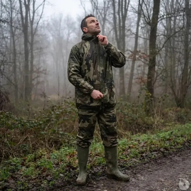 Ensemble de pluie imperméable Percussion camouflage CE