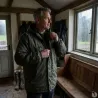Coupe-vent fourré imperméable kaki taille S à 3XL