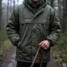 Coupe-vent fourré imperméable kaki taille S à 3XL