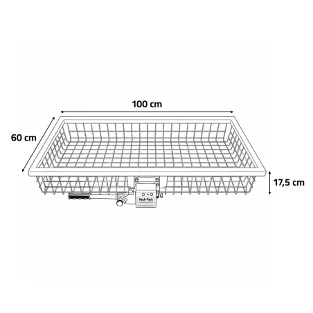 Porte-gibier relevable Heck-Pack 100 × 60 cm ECE | Ducatillon