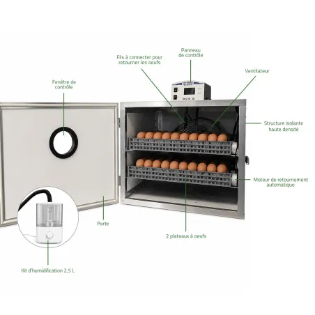 Couveuse Pro Expert Couvitech® 112 œufs