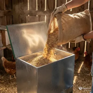 Mangeoire anti-nuisibles GAUN Rooster 40 kg | Ducatillon