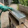 Mangeoire volailles GAUN galvanisée 75 cm | Ducatillon