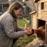 2 œufs factices pour poules en caoutchouc OLBA | Ducatillon