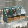 Mangeoire de cage 3 compartiments pour pigeons | Ducatillon