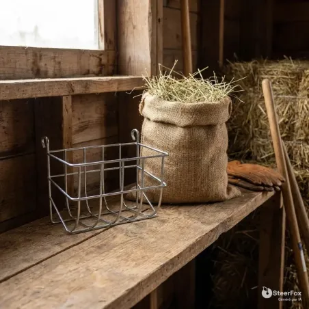 10 râteliers à foin lapins 30 cm OLBA | Ducatillon