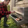Pondoir poule galvanisé 2 cases extérieur | Ducatillon